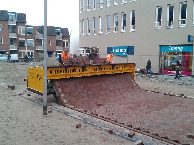 Brick laying in Netherlands