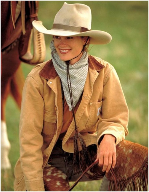 Cowgirls can look very beautiful.