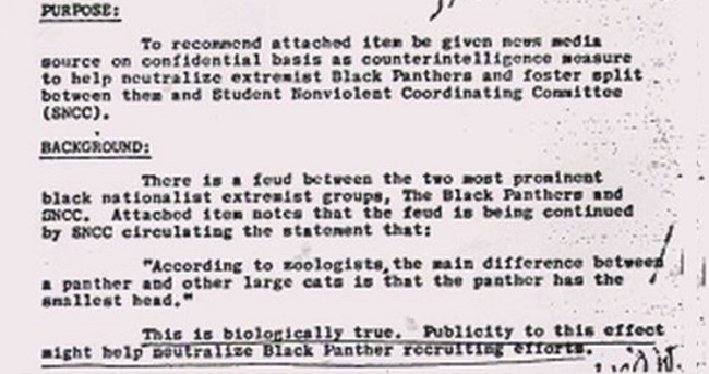 FBI’s secret program COINTELPRO