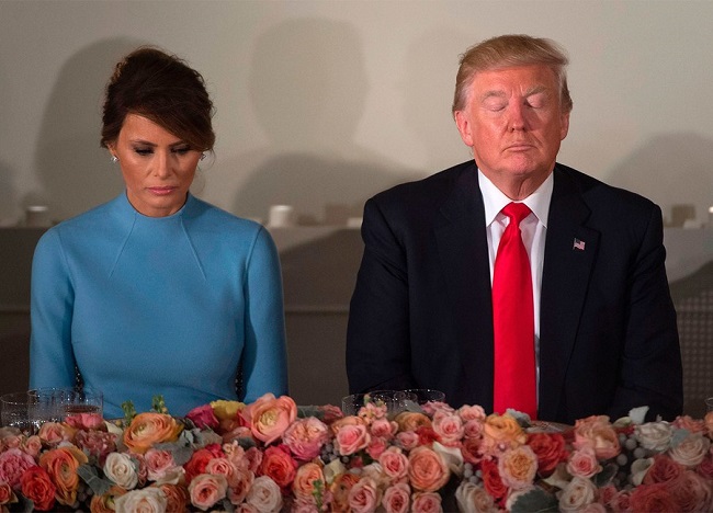 Melania and donald trump