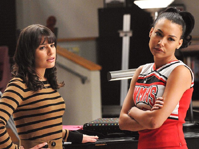 Naya Rivera and Lea Michele