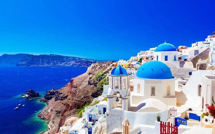 Oia Settlement in Greece