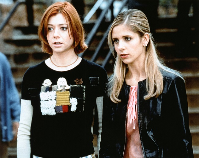 Sarah Michelle Gellar and Alyson Hannigan