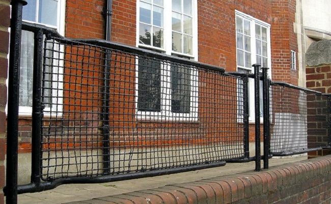 These were stretcher railings used for casualties of war