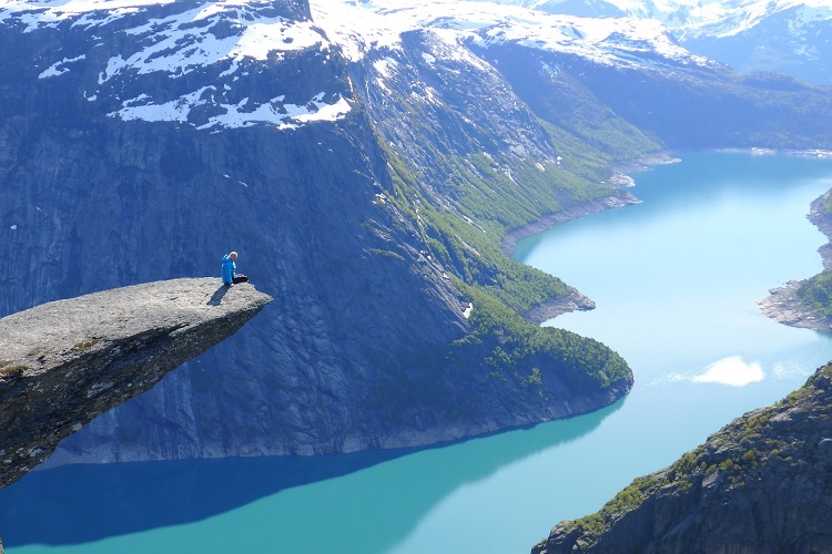 Trolltunga Cliffs in Norway