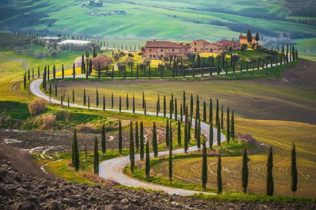 Tuscany in Central Italy