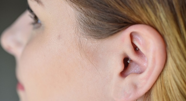 Aftercare advice on Daith piercings