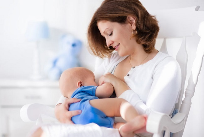 Baby is safe when mother is breastfeeding