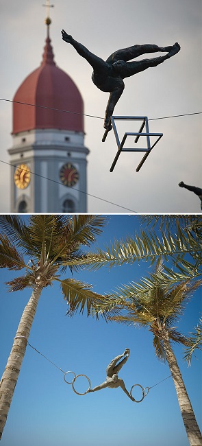 Balancing Sculptures By Jerzy Kedziora