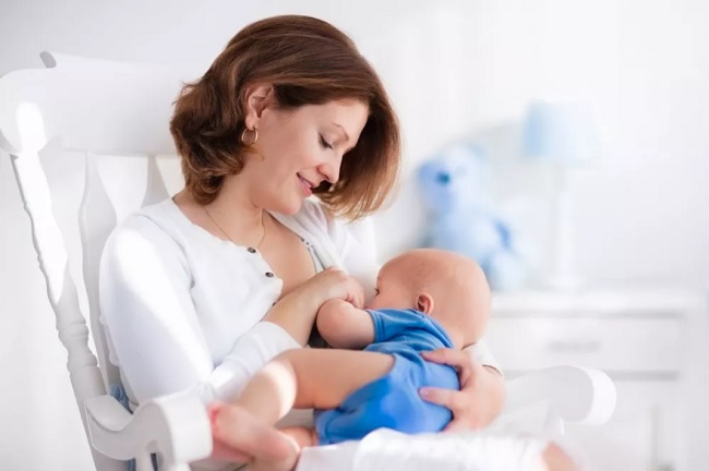 Breastfeeding baby