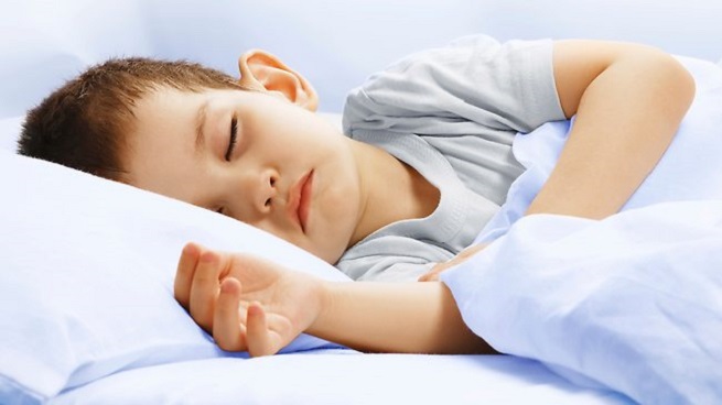 Children who sleep early are healthy