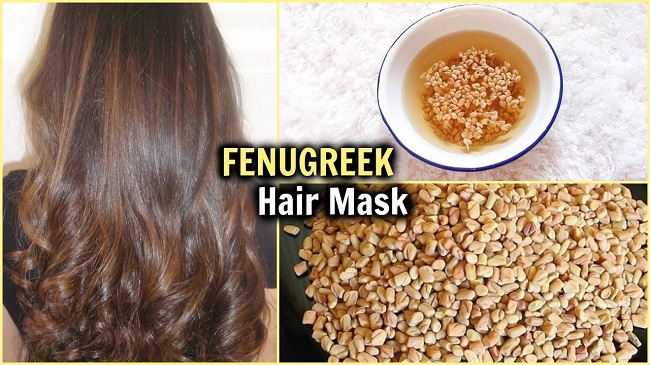 Fenugreek hair mask