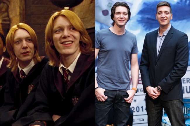 James and Oliver Phelps (Fred and George Weasley)