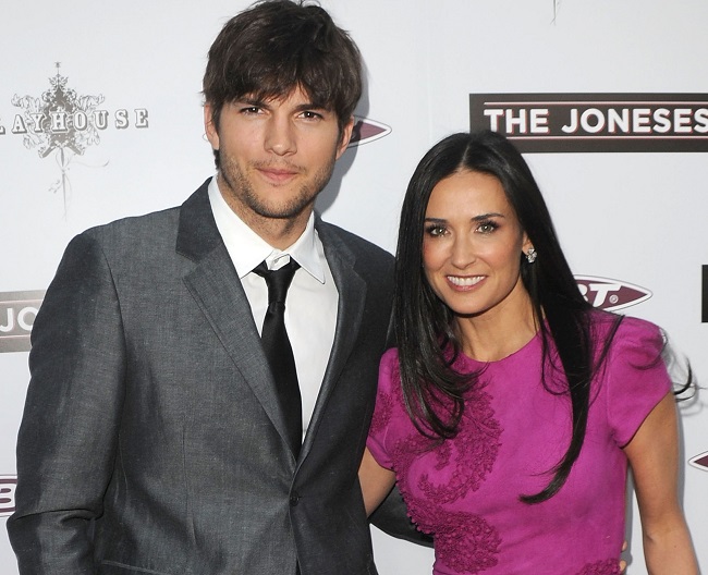 Ashton Kutcher  demi moore