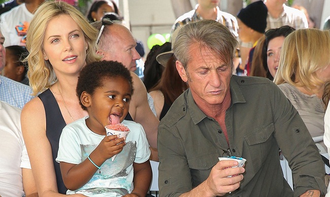 Charlize Theron & Sean Penn Bring Jackson to Charity Event