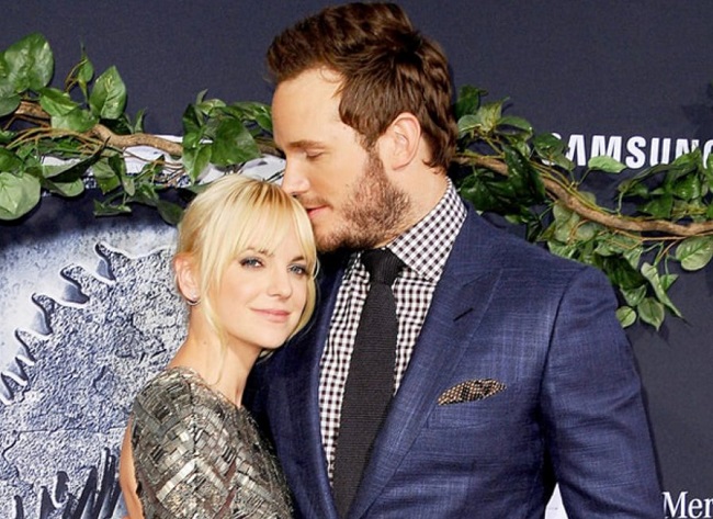 Chris Pratt and Anna Faris