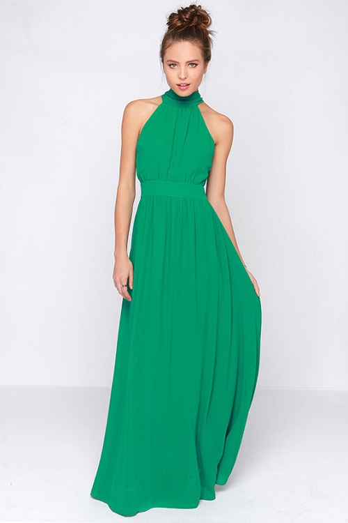 Dark Green dress