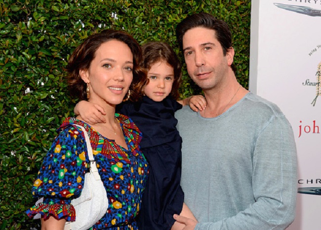 David Schwimmer and Zoe Buckham