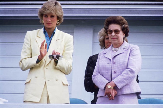 Diana and the Queen