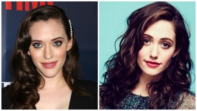 Emmy Rossum and Kat Dennings