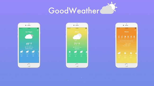 Good Weather app