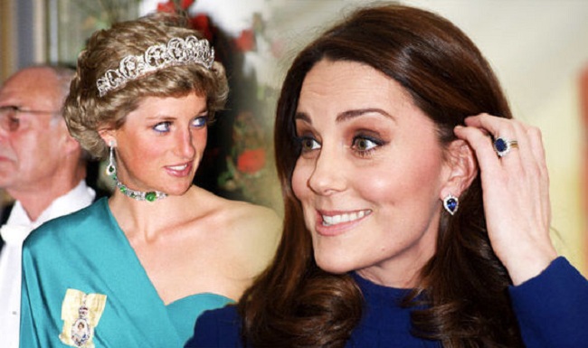 Kate Middleton and Princess Diana