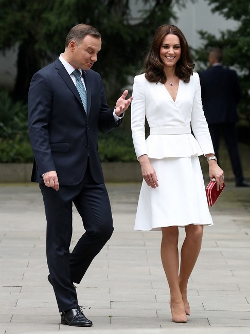 kate middleton white dress