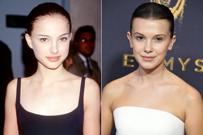 Millie Bobby Brown and Natalie Portman