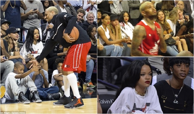 Rihanna and Chris Brown