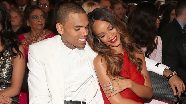 Rihanna and Chris Brown