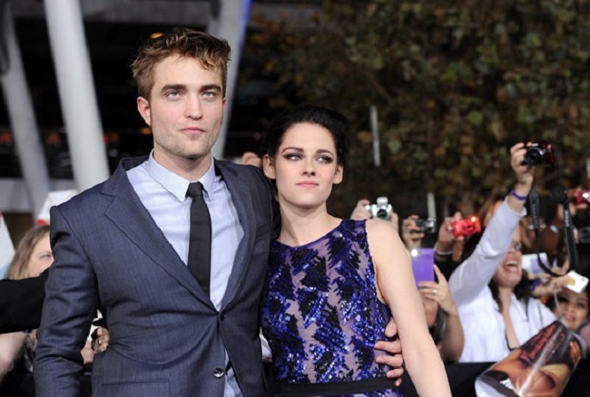 Robert Pattinson and Kristen Stewart