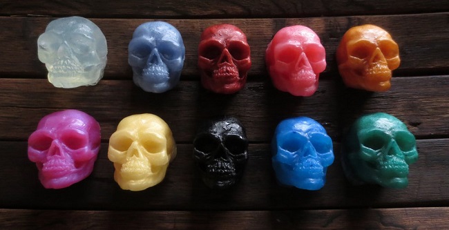 Skull soap memento Mori