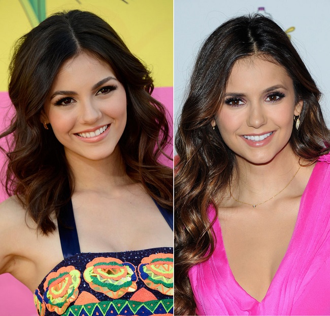 Victoria Justice and Nina Dobrev.