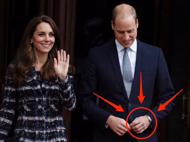 William does not wear his wedding ring