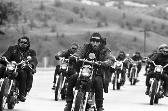 Bikers on the road