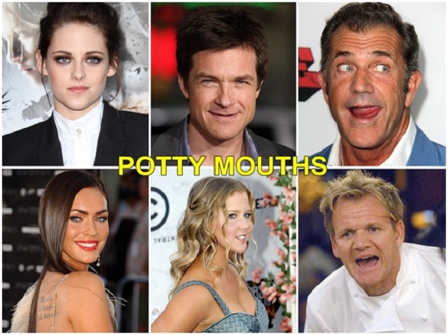 Celebrities who swear a lot