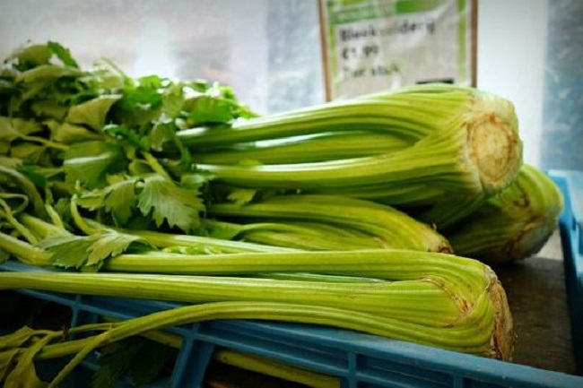 Celery, spinach and beets