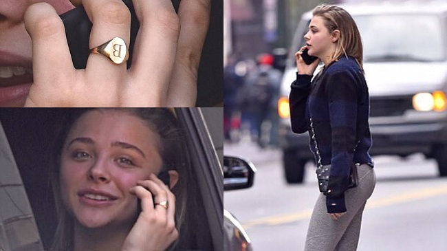 Chloe and Brooklyn's co-ordinated rings 