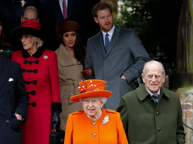 meghan markle Christmas with Queen Elizabeth