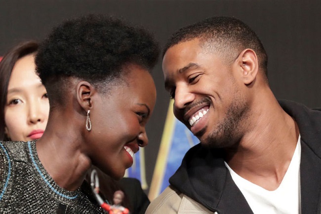 Michael B Jordan and Lupita Nyong’o