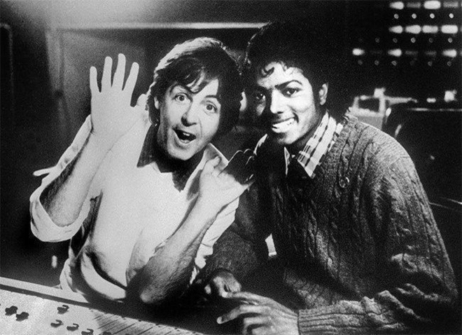 Michael Jackson and Paul McCartney