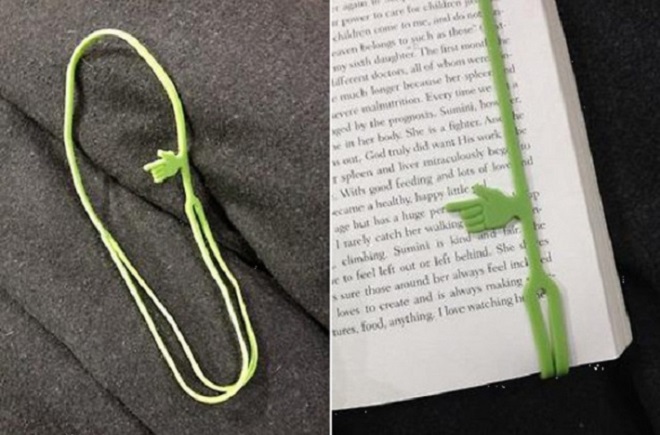 Pointing bookmark