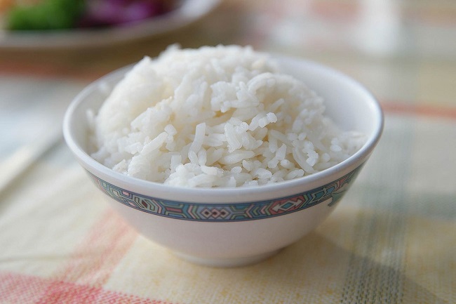 Rice in bowl 