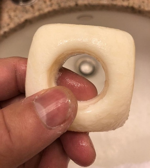 Soap with a hole!