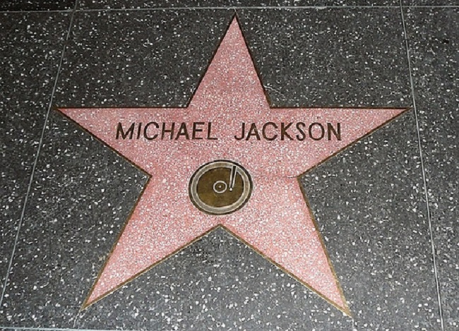 Two stars on the Hollywood Walk of Fame