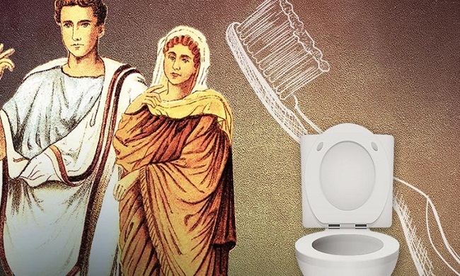 urine in ancient Rome as a mouthwash