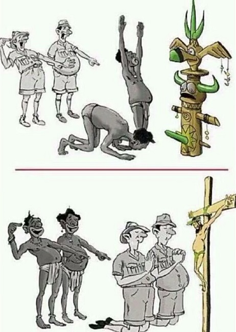 Using religion against each other.