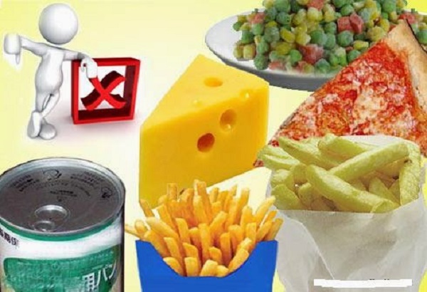 Avoid high sodium foods