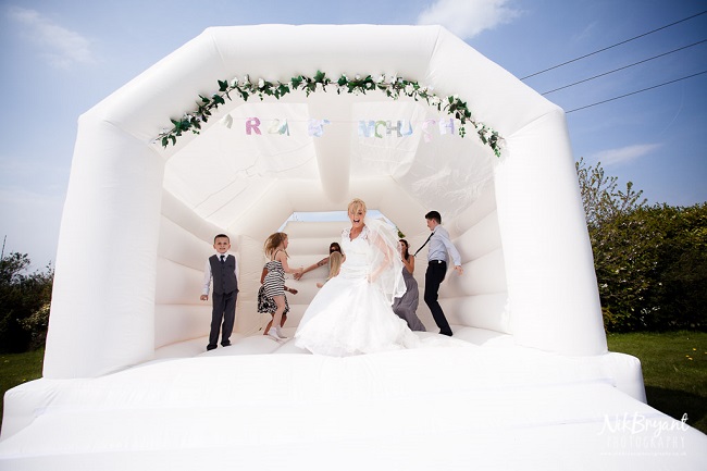 bouncy castle for wedding 