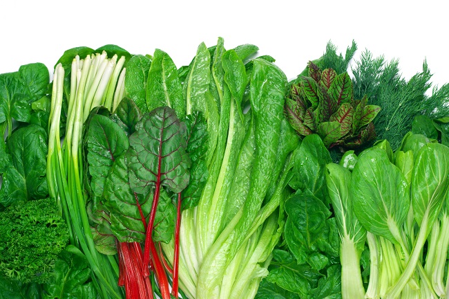 Green leafy vegetables